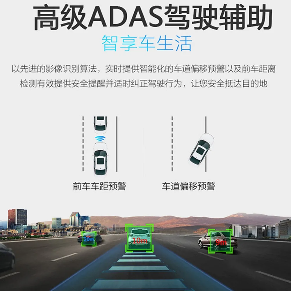 Car Dvr Camera Dash Cam Night Vision Adas Android Navigation