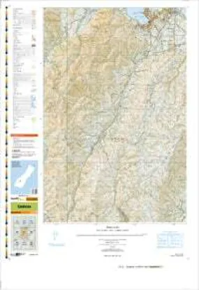 CB12 Cardrona Topographic Map by Land Information New Zealand (2013)