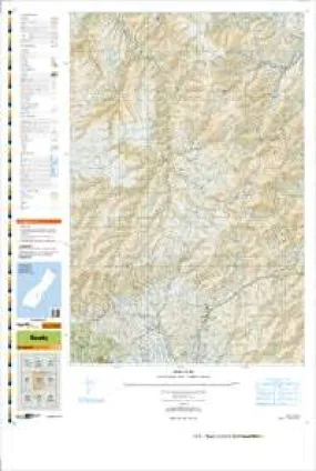 CB16 Naseby Topographic Map by Land Information New Zealand (2013)