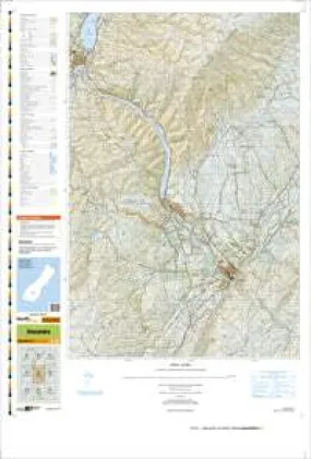 CC13 Alexandra Topographic Map by Land Information New Zealand (2013)
