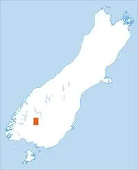 CD10 Eyre Peak Topographic Map by Land Information New Zealand (2013)