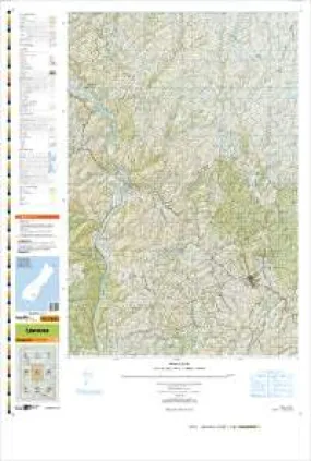 CE14 Lawrence Topographic Map by Land Information New Zealand (2013)