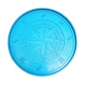 Compass Navigation Silicone Resin Mold Coaster, Tray, Unique Mold