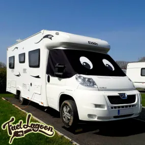 Ducato, Boxer, Relay Motorhome Screen Wrap - Felix Eyes