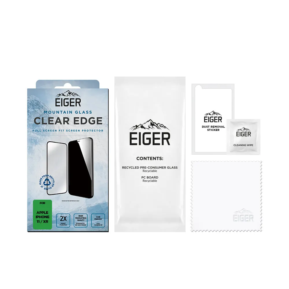Eiger Mountain Glass CLEAR EDGE for iPhone 11/ XR