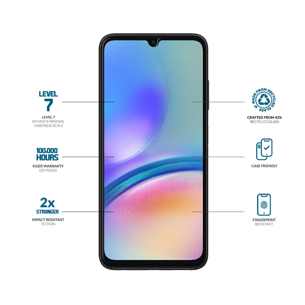 Eiger Mountain Glass CLEAR Screen Protector for Samsung A05s