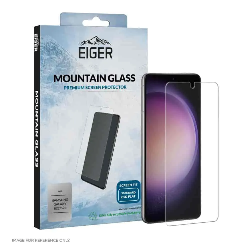 Eiger Mountain Glass Screen Protector 2.5D for Samsung Galaxy S22 / S23