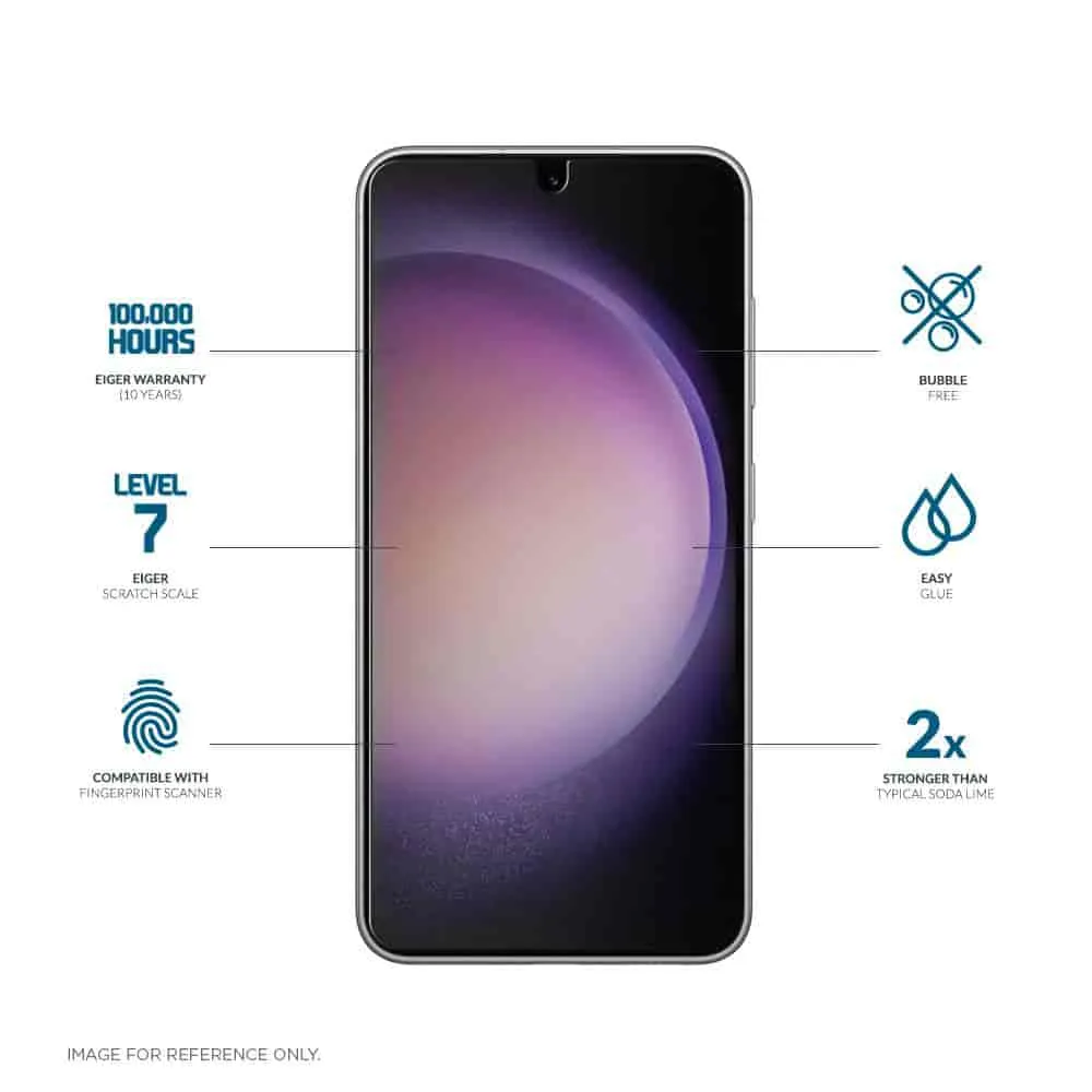 Eiger Mountain Glass Screen Protector 2.5D for Samsung Galaxy S22 / S23