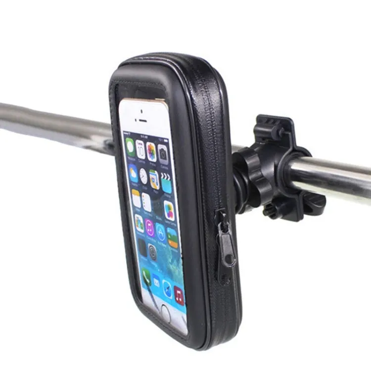 Extra Large 6.3 inch Bicycle Universal Waterproof Bag Mountain Bike Cell Phone Navigation Holder