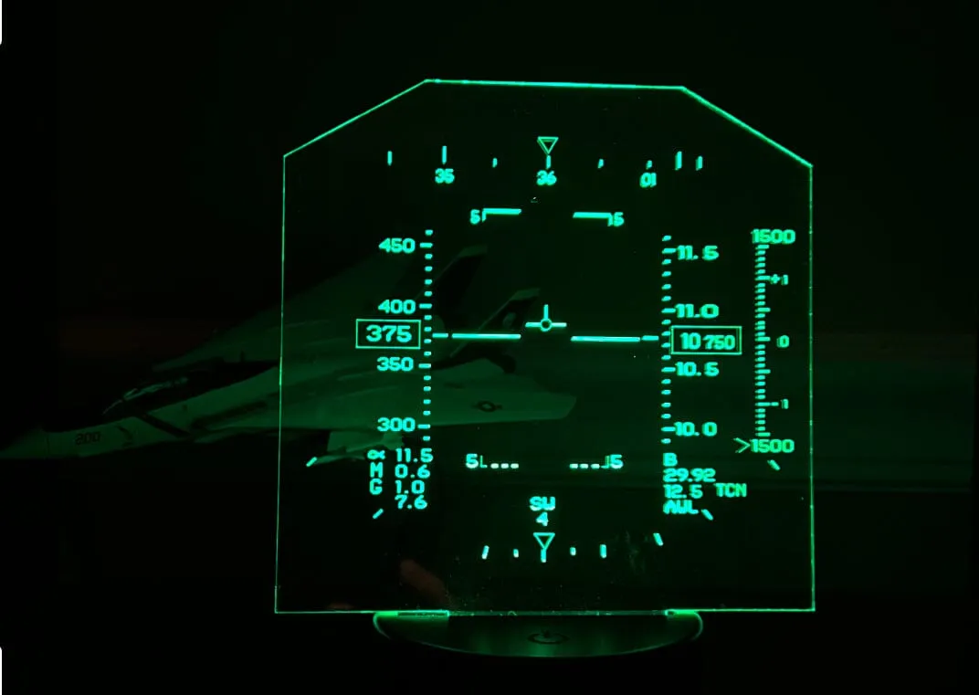 F14 Tomcat HUD LED Sign