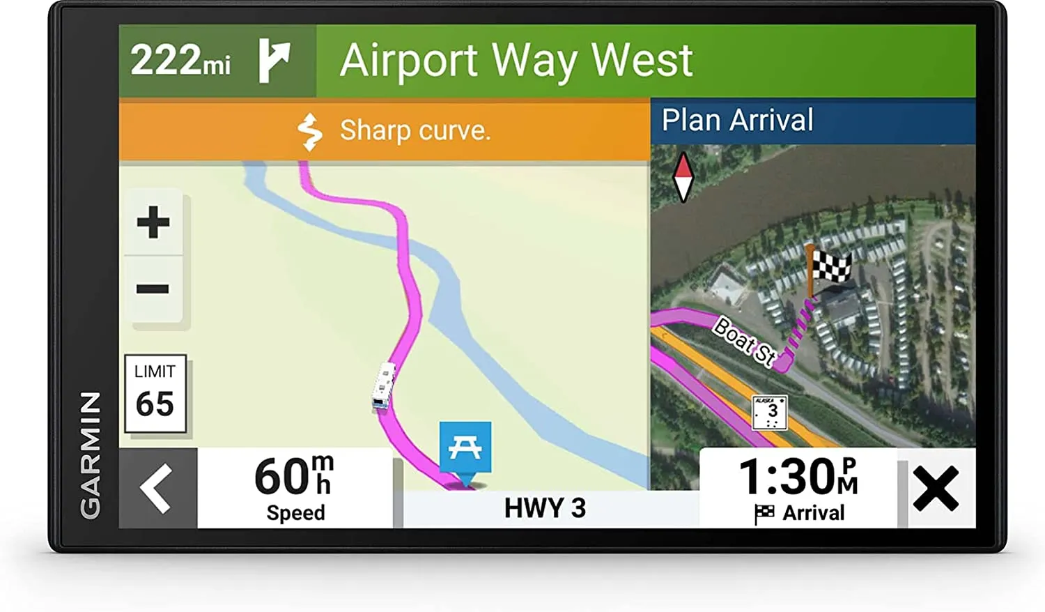 Garmin RV 795 GPS Navigation for RV's with 6Ave Travel Pack Bundle