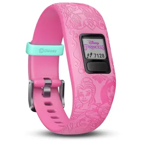Garmin vivofit Jr. 2 - Disney Princess Activity Tracker for Kids - Adjustable Band - Pink