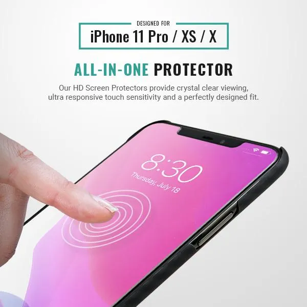 HD Screen Protector for iPhone 11 Pro / XS / X (5.8 inch)