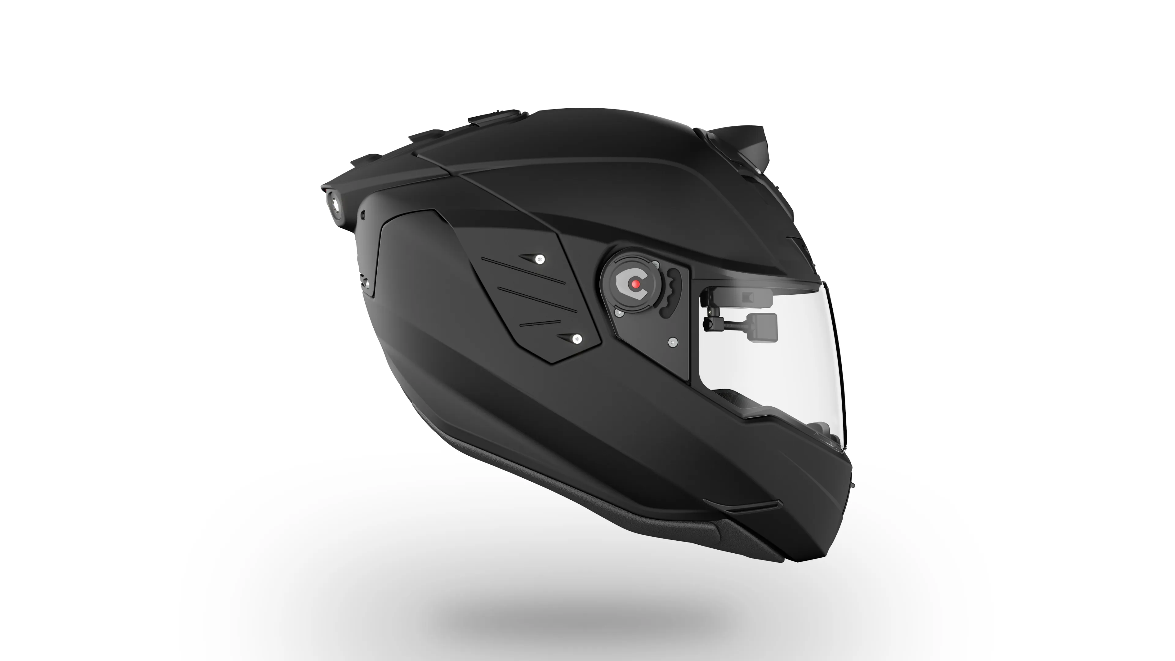 iC-Rs (Sport Edition) Smart Motorcycle Helmet (BLACK)