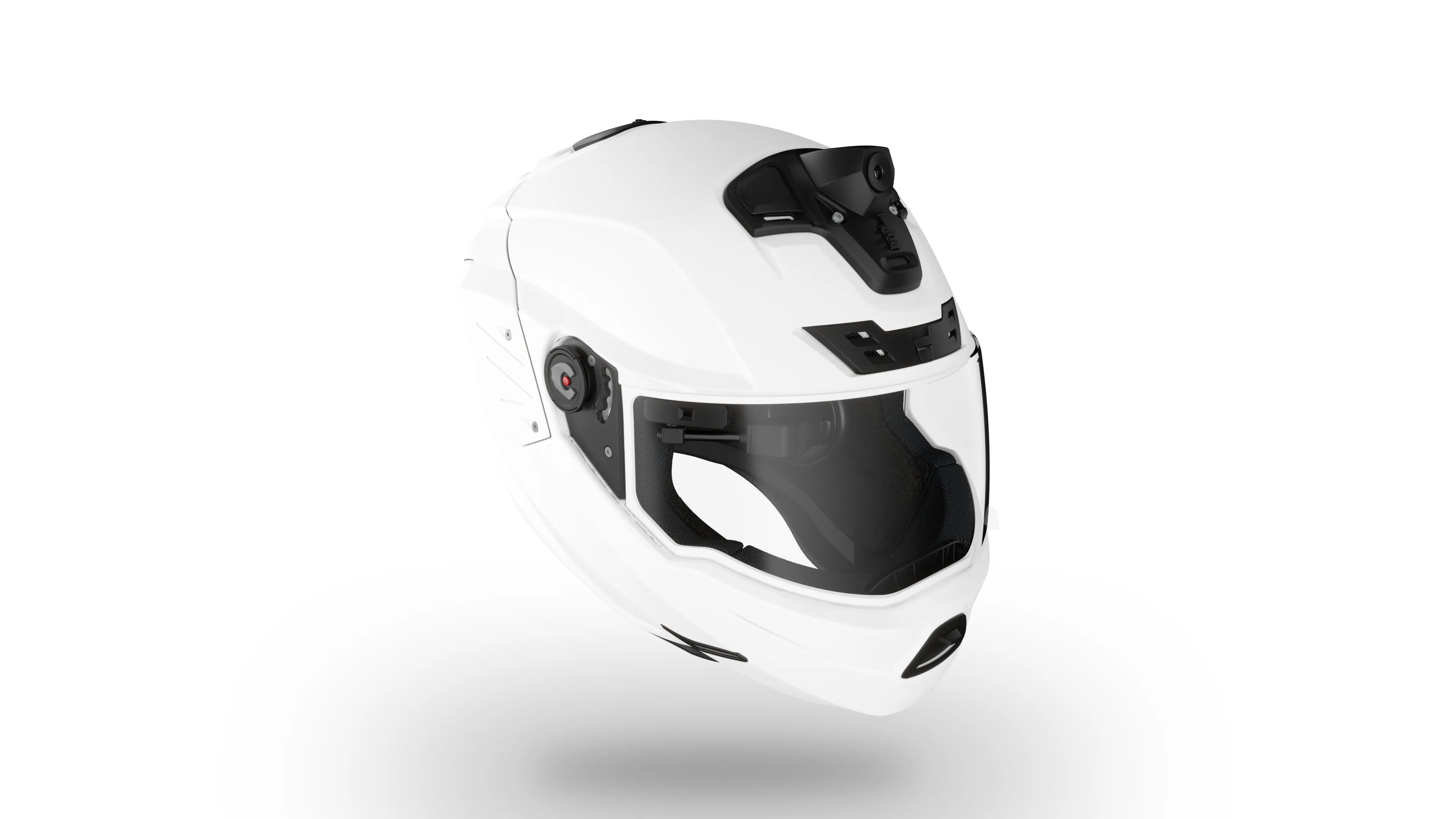 iC-Rs (Sport Edition) Smart Motorcycle Helmet (WHITE)