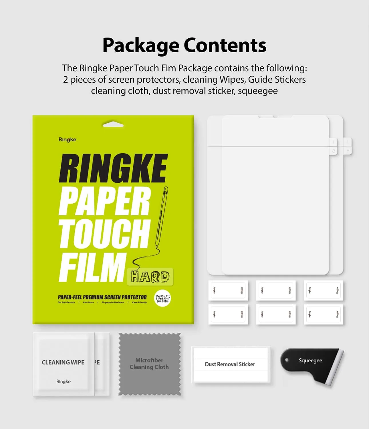 iPad Pro 2021 12.9" 3rd / 4th / 5th Gen Paper Touch Film Soft by Ringke