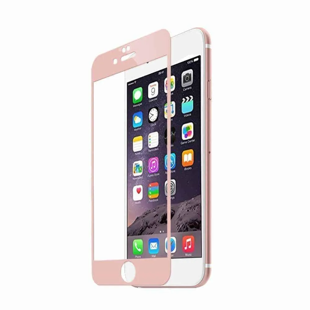 iPhone 7 Plus Tempered Glass Screen Protector (Pink) 2-Pack Gorilla Glass