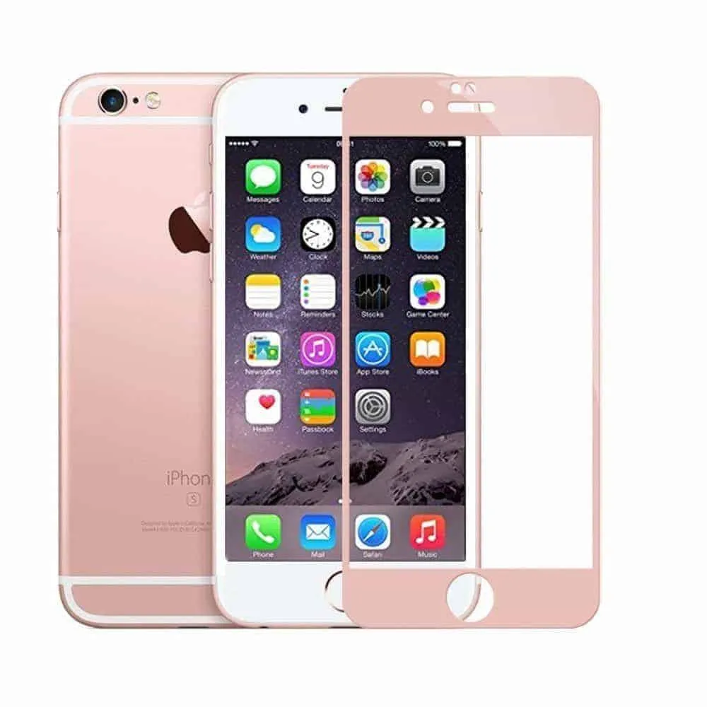 iPhone 7 Plus Tempered Glass Screen Protector (Pink) 2-Pack Gorilla Glass