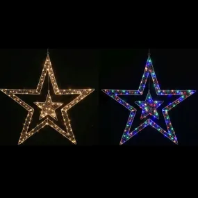 LED 2 in 1 Hanging Starry Wire Asst (80cm)