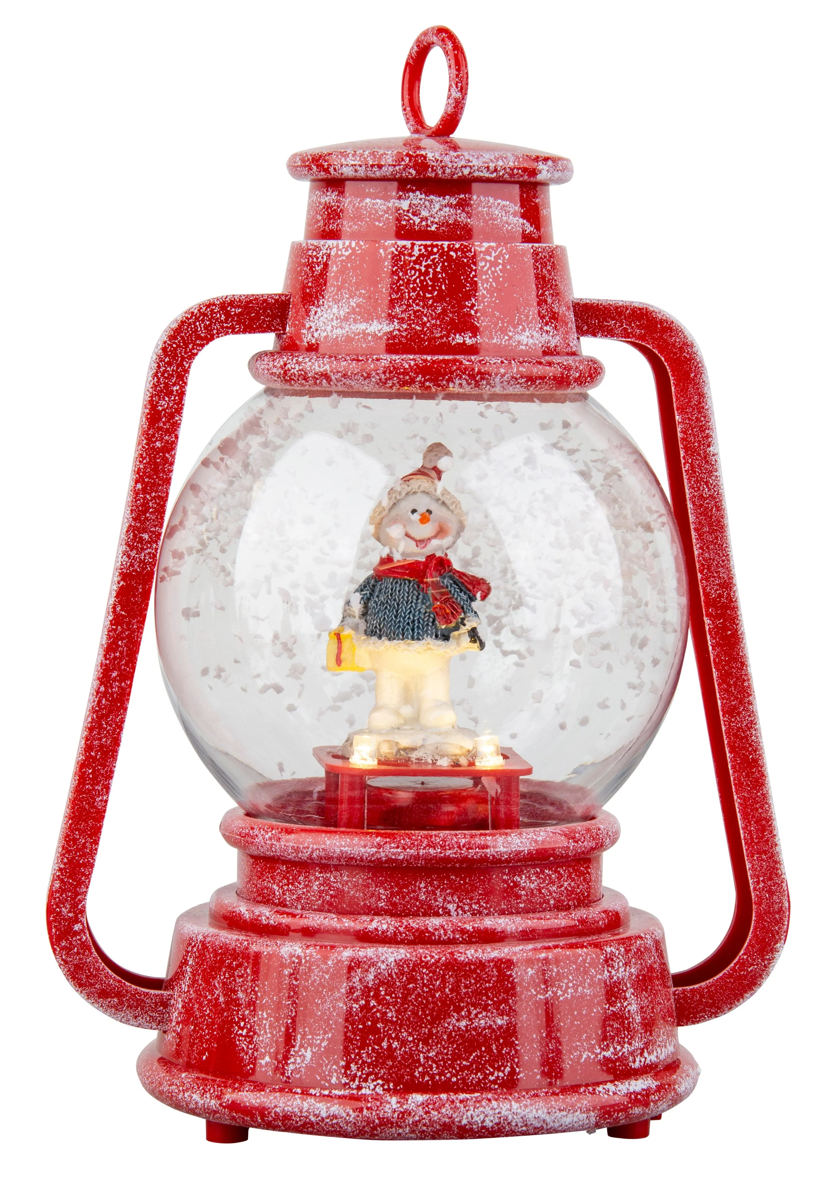 LED Musical Frosty Snowing Lantern 2 Asst