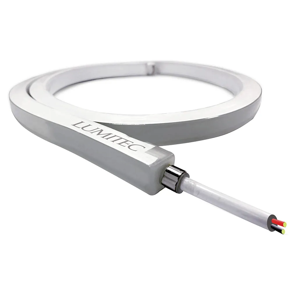 Lumitec Moray Flex Strip Light RGBW 3' 10-14vDC Whie Finish
