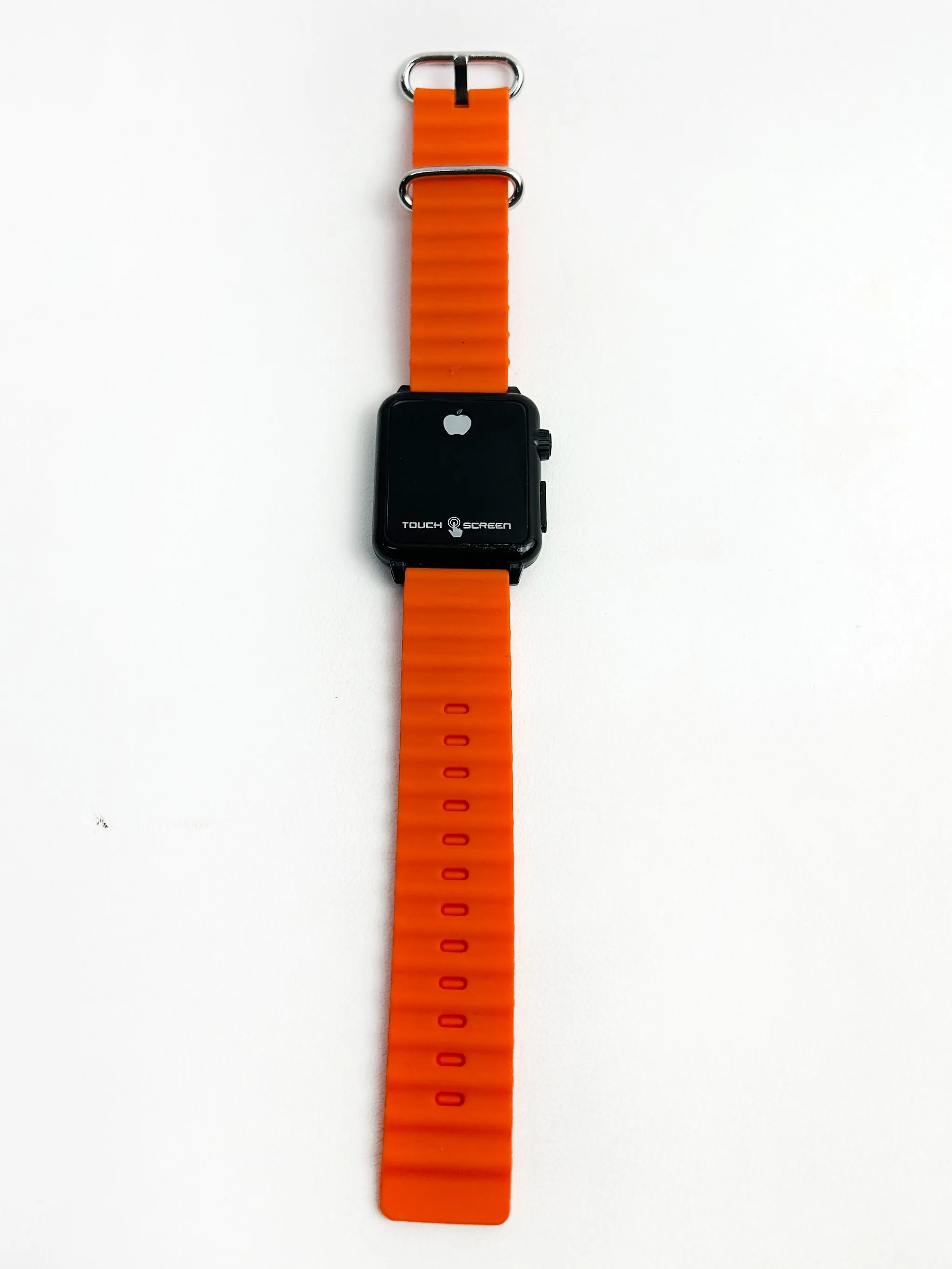 Orange LED Touch Wrist Watch For Mens/Boys MW67