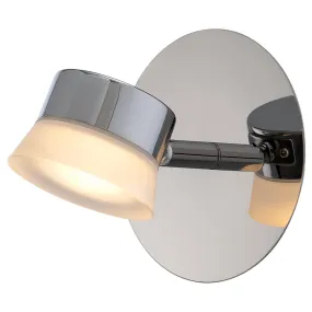 Paisley 4.5W Round Plate LED Spotlight - Polished Chrome