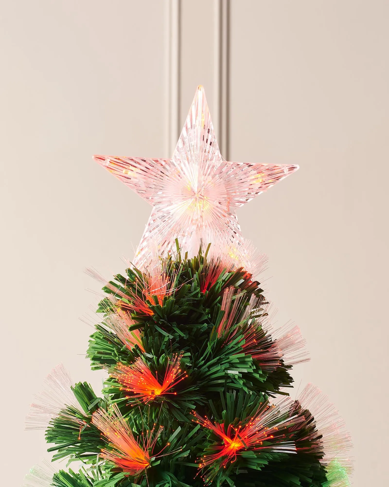 Pre-Lit Colour Changing Fibre Optic Christmas Tree, 5 ft