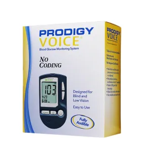 Prodigy Voice No Code Talking Glucometer Kit