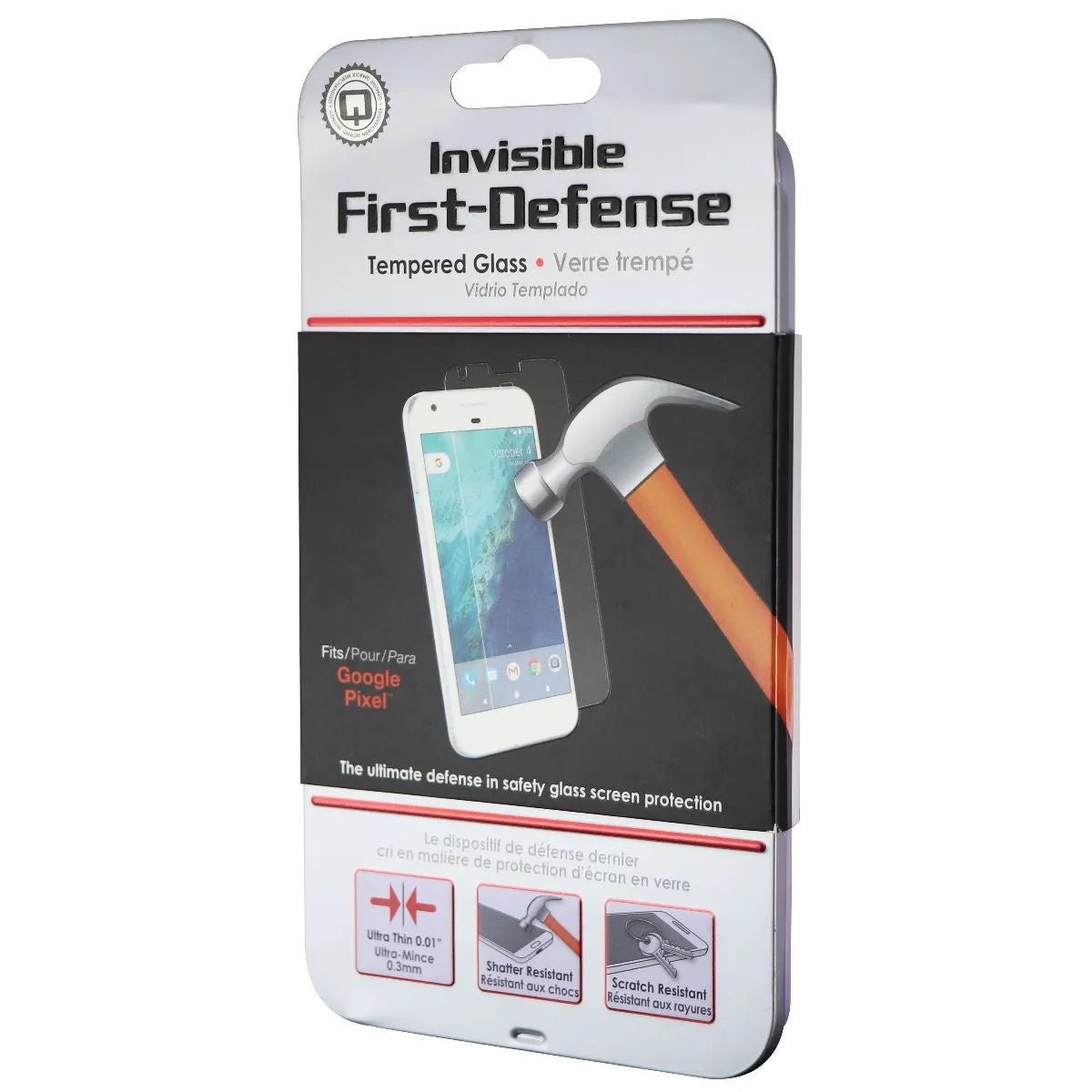 Qmadix Invisible First-Defense 9H Glass for Google Pixel (1st Gen) - Clear