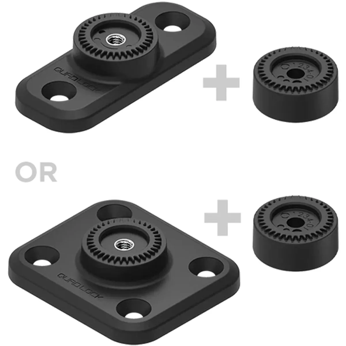 Quad Lock 360 Base - Flat Rectangle Base