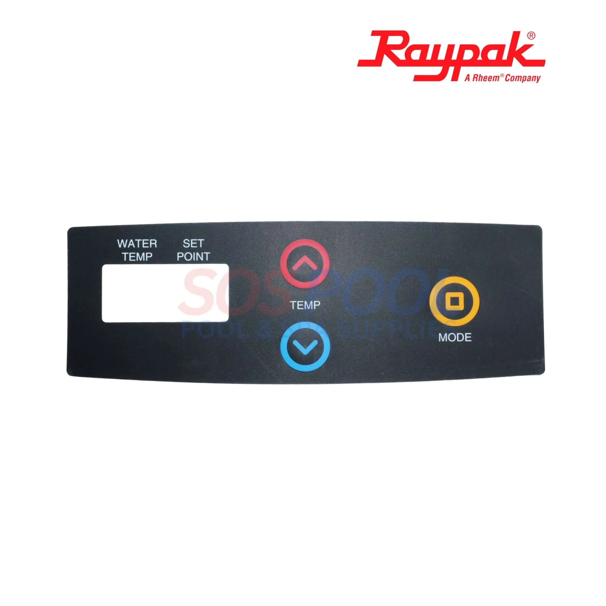 Raypak Switch Decal Membrane For Heaters | 009492F