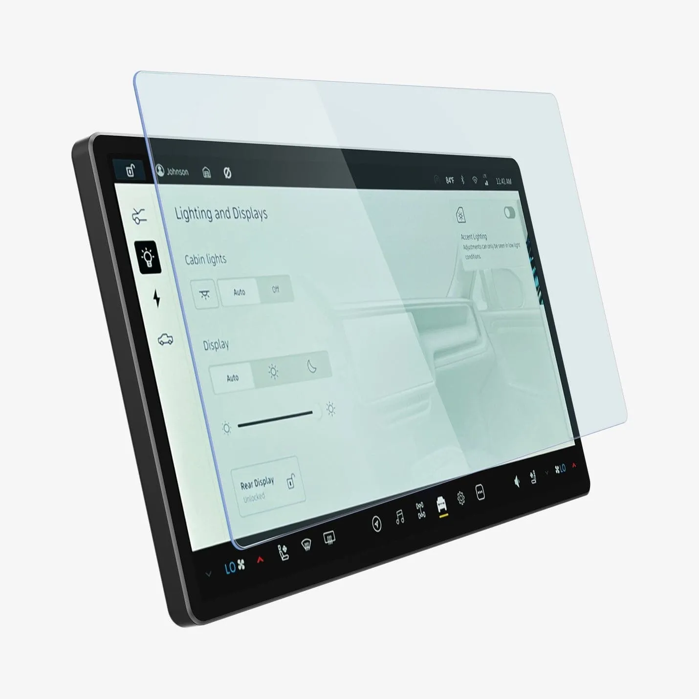 Rivian Models - Screen Protector GLAS.tR EZ Fit | Anti-Glare