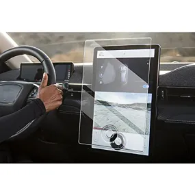 Screen Protector for 2021-2022 Mustang Mach-E 15.5 Inch Touch Screen Protector Foils Navigation Display Protective Film Tempered Glass 9H Hardness (3PCS for Whole Screen)