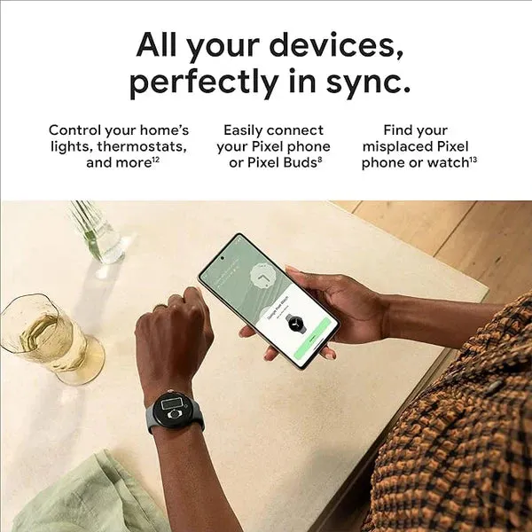 Smartwatch Pixel 2 : GPS   Cellular, Advanced Health Tracking, Oxygen & ECG Features, Water Resistance | 1-Year Warranty | 14-Day Hassle-Free Returns   Free Earbuds Pro2 [Imported Quality]