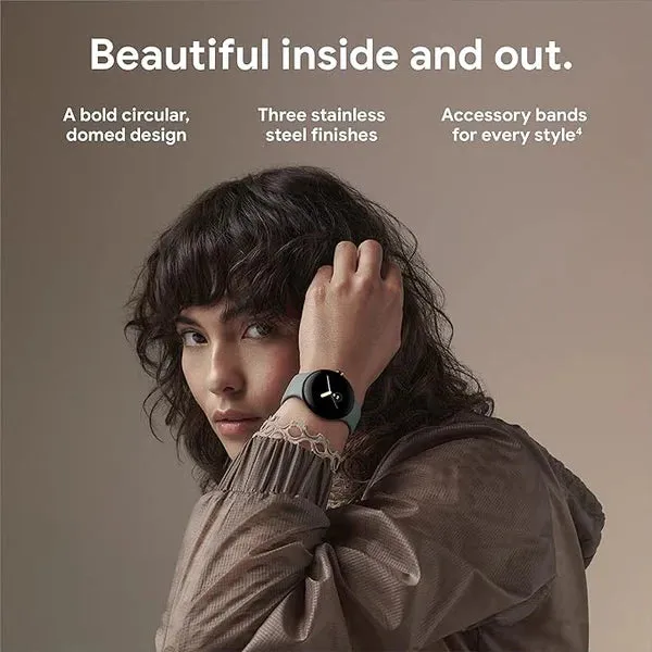 Smartwatch Pixel 2 : GPS   Cellular, Advanced Health Tracking, Oxygen & ECG Features, Water Resistance | 1-Year Warranty | 14-Day Hassle-Free Returns   Free Earbuds Pro2 [Imported Quality]