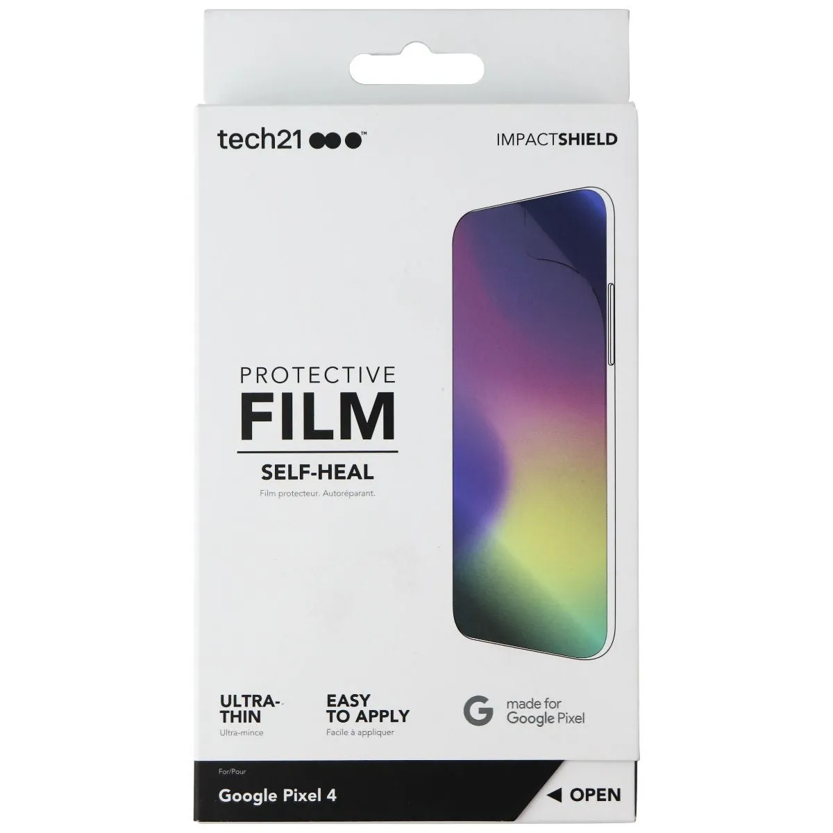 Tecvh21 ImpactShield Film Self-Heal Screen Protector for Google Pixel 4