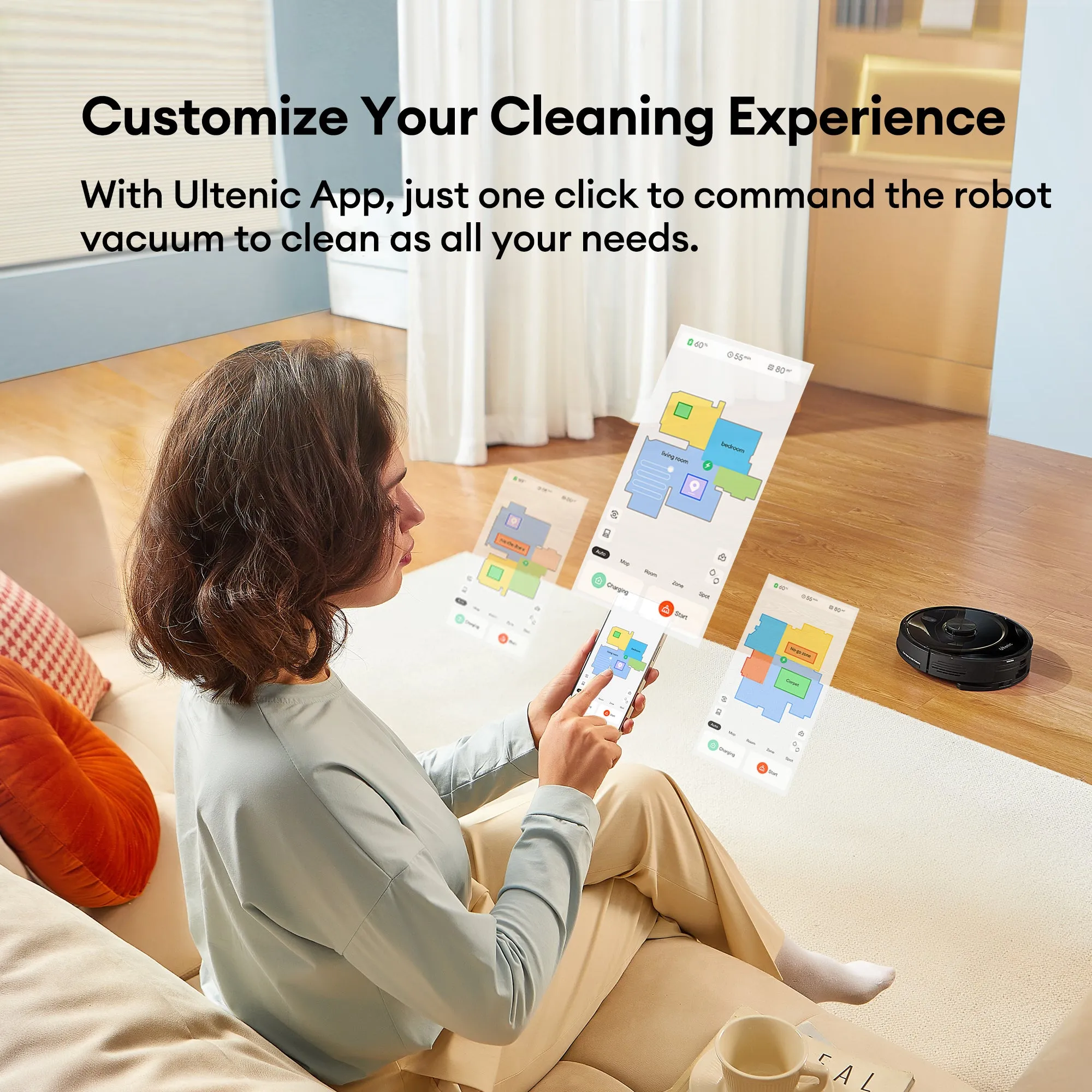 Ultenic T10 Elite Robot Vacuum Cleaner and Mop