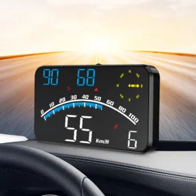 Universal Car Digital GPS Speedometer HUD Head Up Display for Vehicles MPH Overspeed Alarm