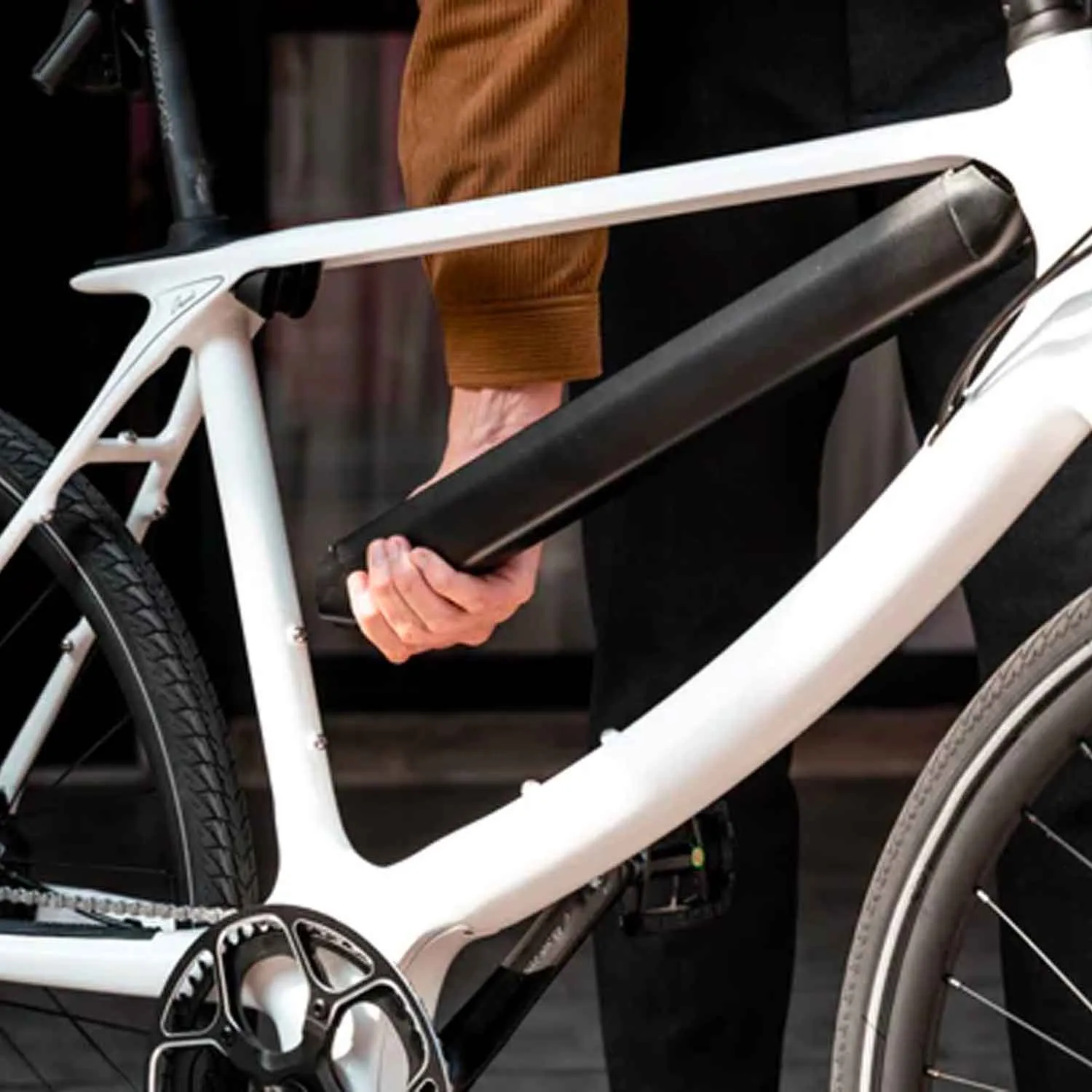 Urtopia Chord X, Step Through, White, Customized rear hub, 20 MPH Bike