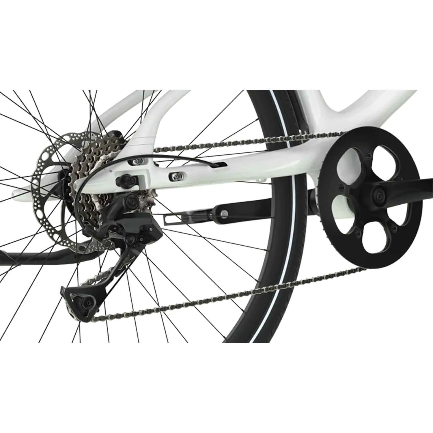 Urtopia Chord X, Step Through, White, Customized rear hub, 20 MPH Bike