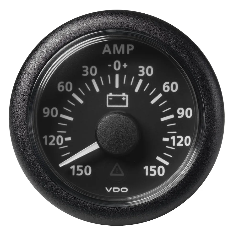 Veratron 52MM (2-1/16") ViewLine Battery Status Gauge -150/ 150AMP - Black Dial  Bezel [A2C59512329]